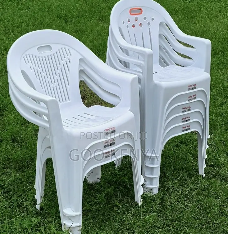 Home Chair; Multipurpose Plastic Outdoor Chair With Arm Support