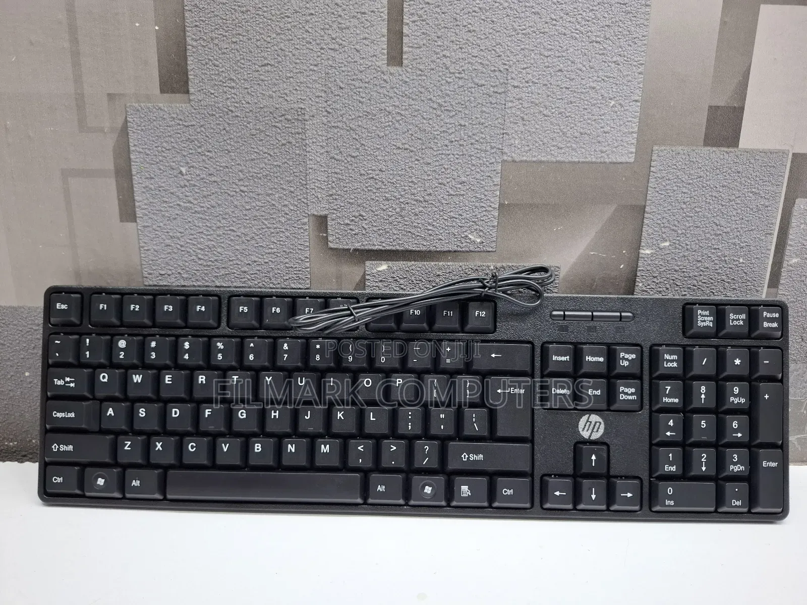 Hp K-1700 Wired Usb Keyboard – Full-size, Plug & Play