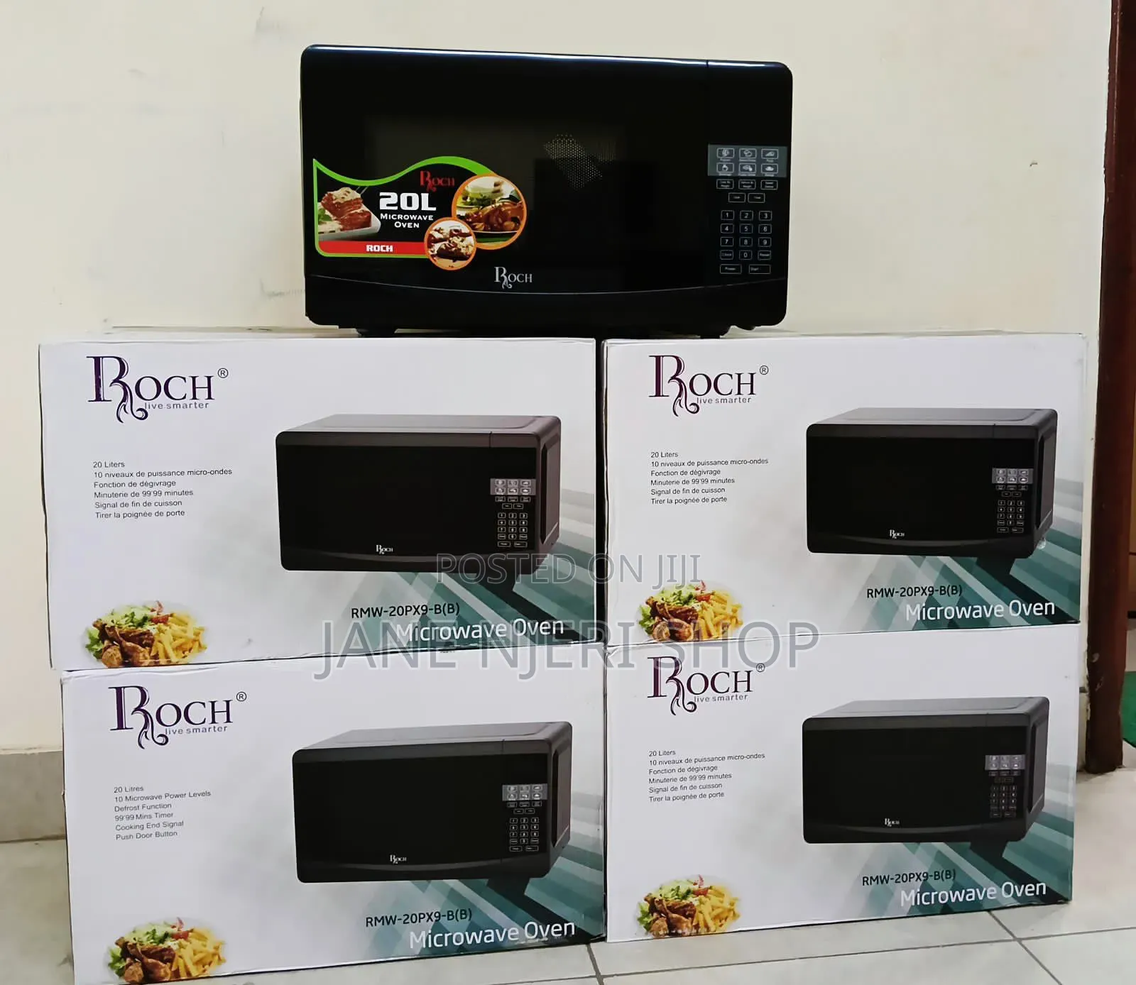 Roch Digital  Microwave 20 Liters New