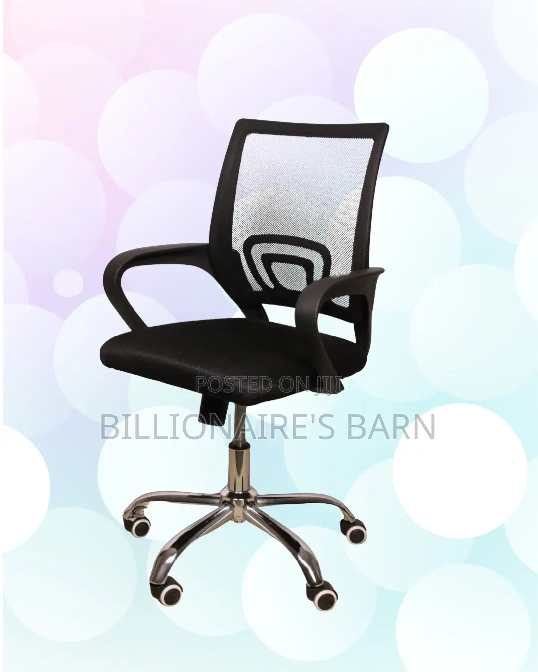 Space-Saving Chair Secretarial Mesh | Perfect for Home Office