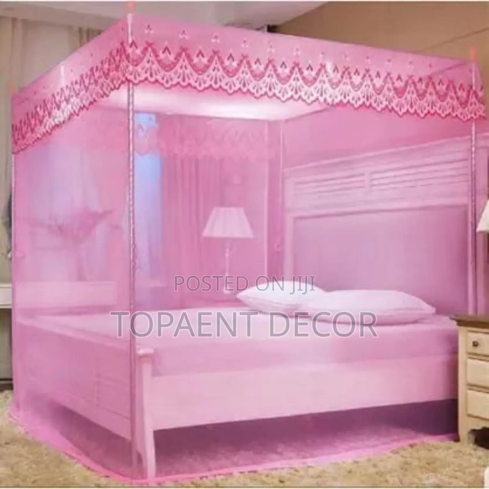 No Sprays No Stress Just A 5by 6 Pink Mosquito Net