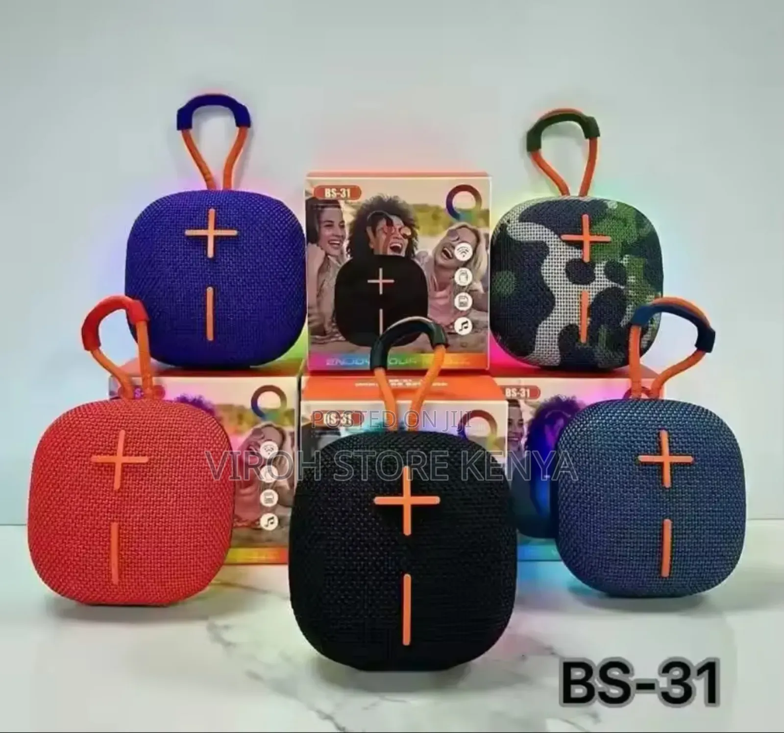 Bs31 Portable Bluetooth Speaker Small Elegant Audio Speaker With Fm