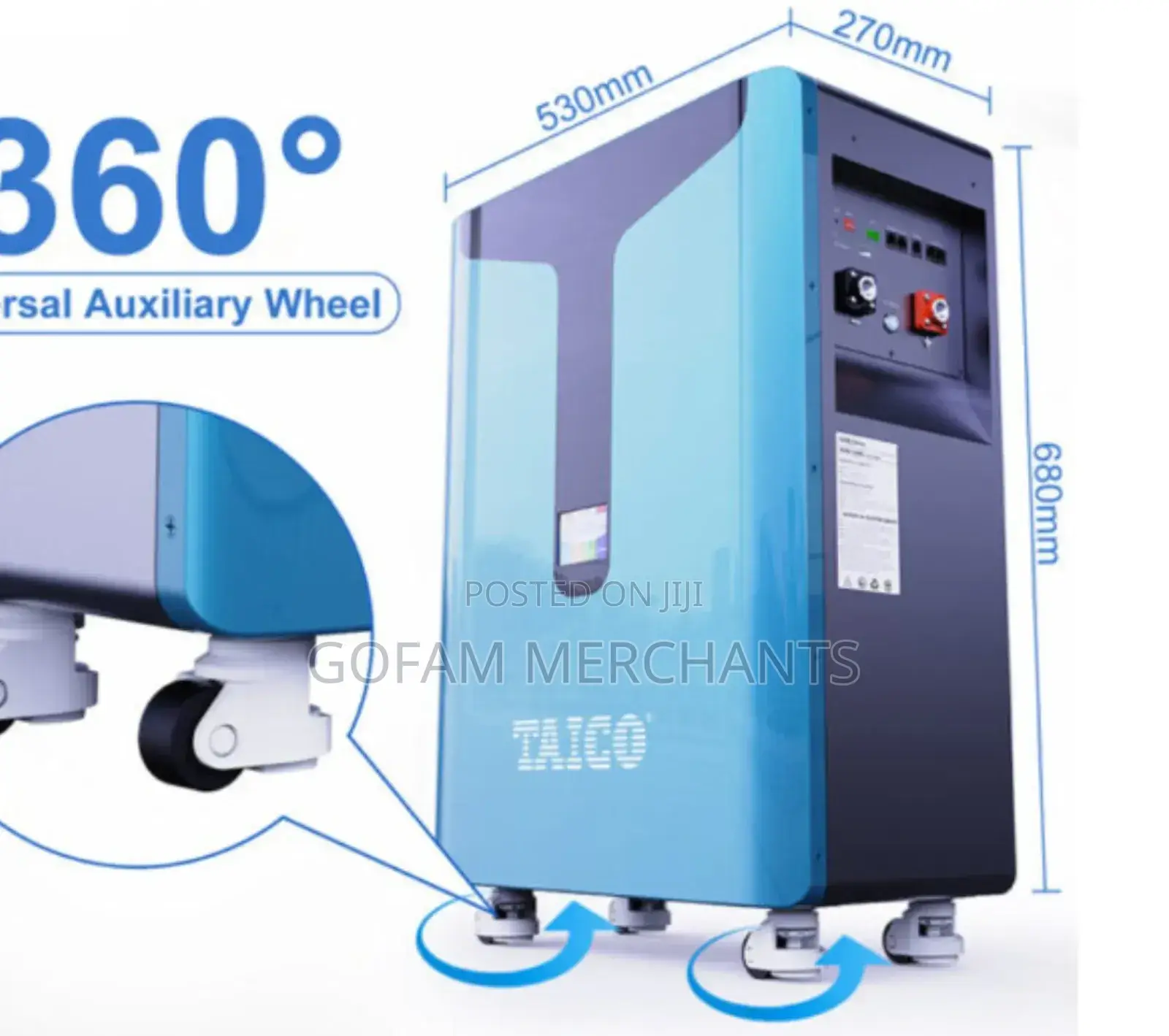 Taico TKRB-1500 51.2v 300ah 15.36kwh Lifepo4 Battery