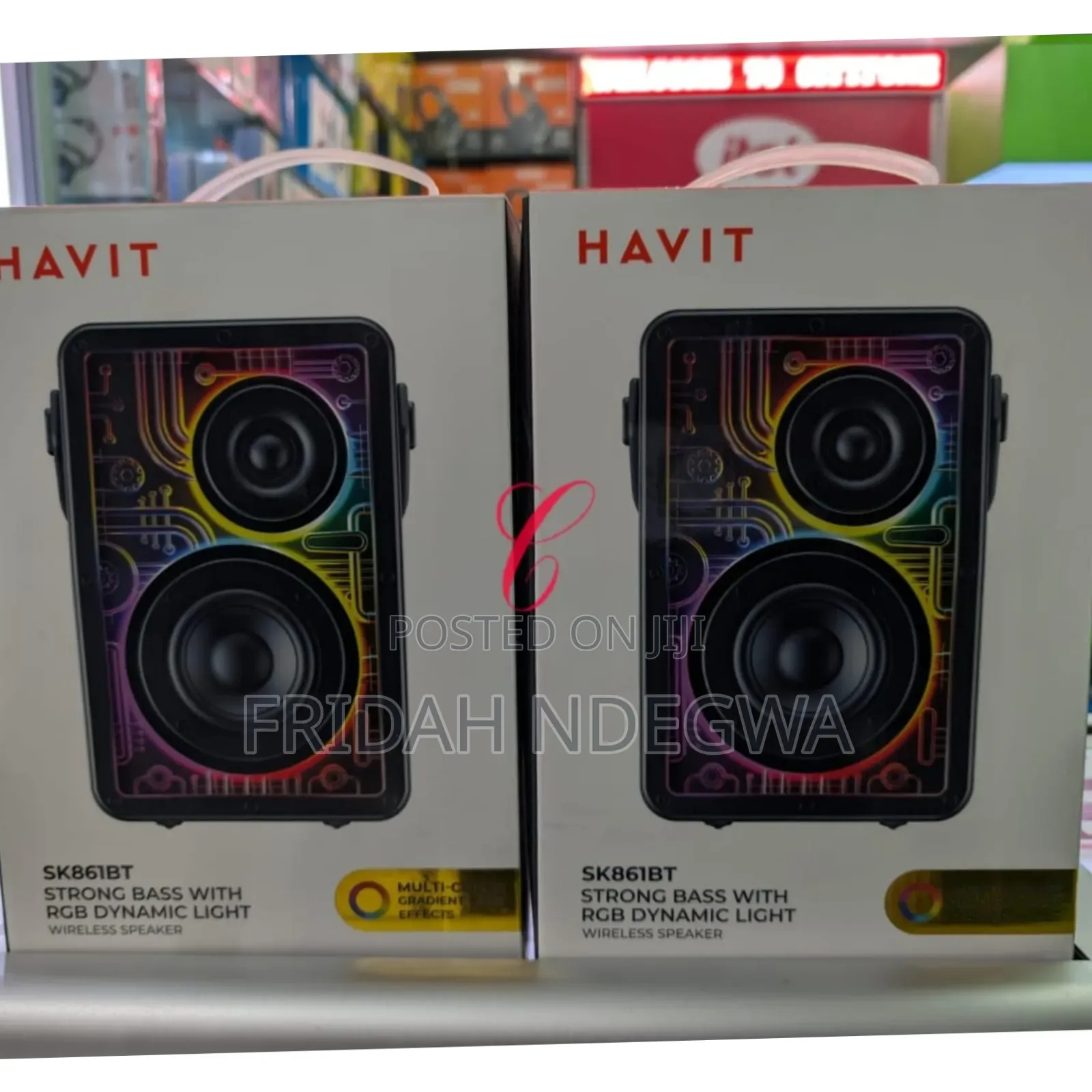 Havit Sk861bt Strong Bass With RGB Dynamic Light Wireless Speaker