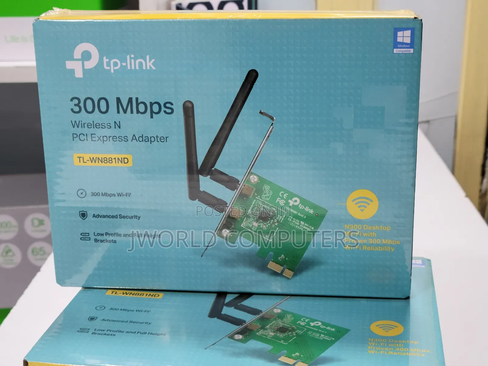 Tp-Link Tl-Wn881nd 300mbps Wireless N Pci Expres(Tl-Wn881nd