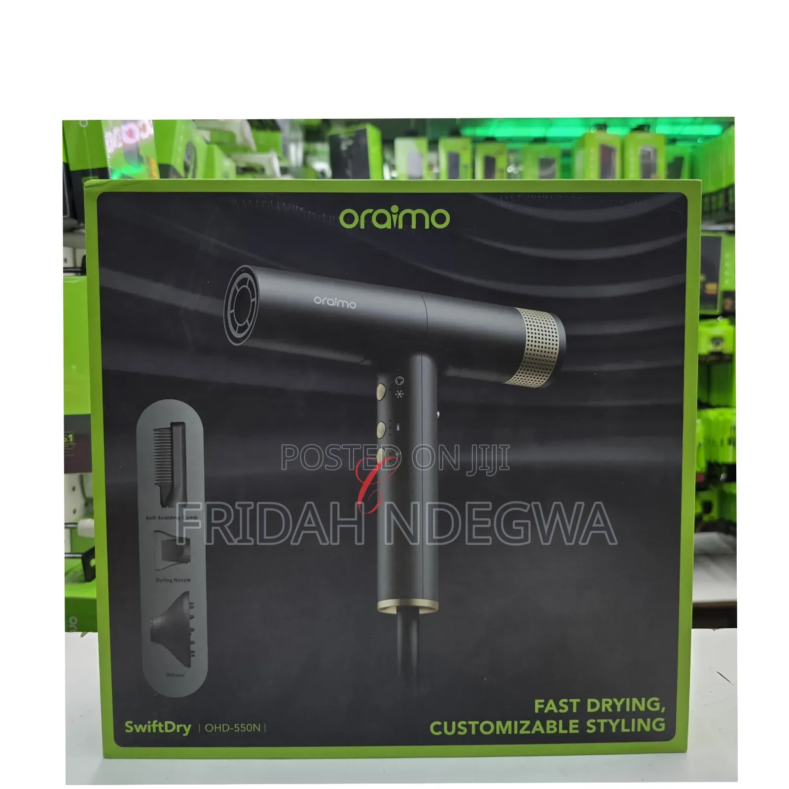 Oraimo Swift Dry Ohd-550n High-Speed Motor Hair Dryer