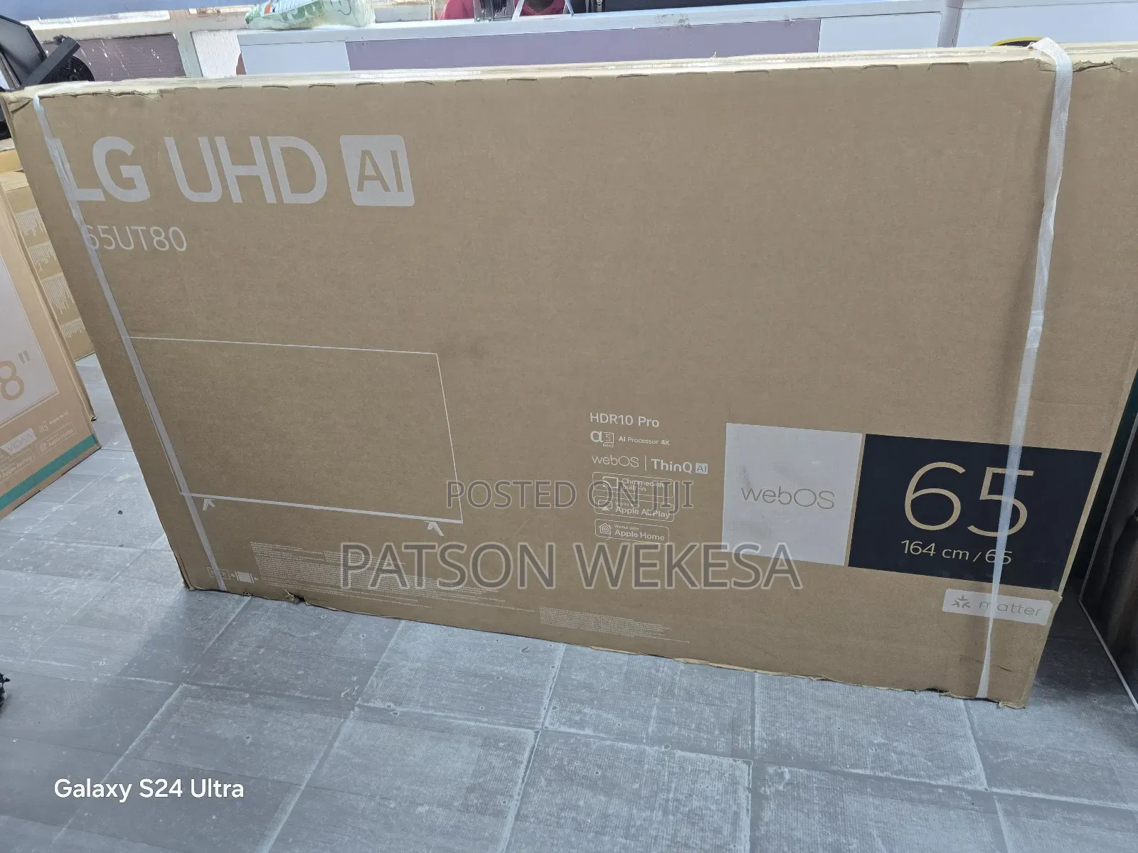 Lg 65′′ 65ut80 Smart Webos Ai Thinkq Tv