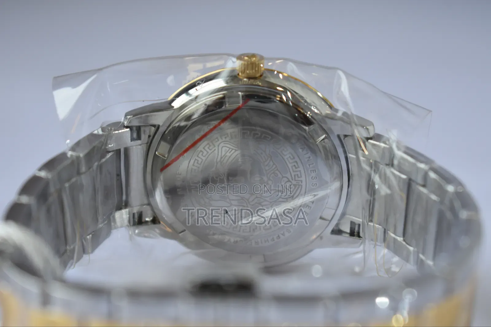 Versace Two Tone Ladies Watch White Dial