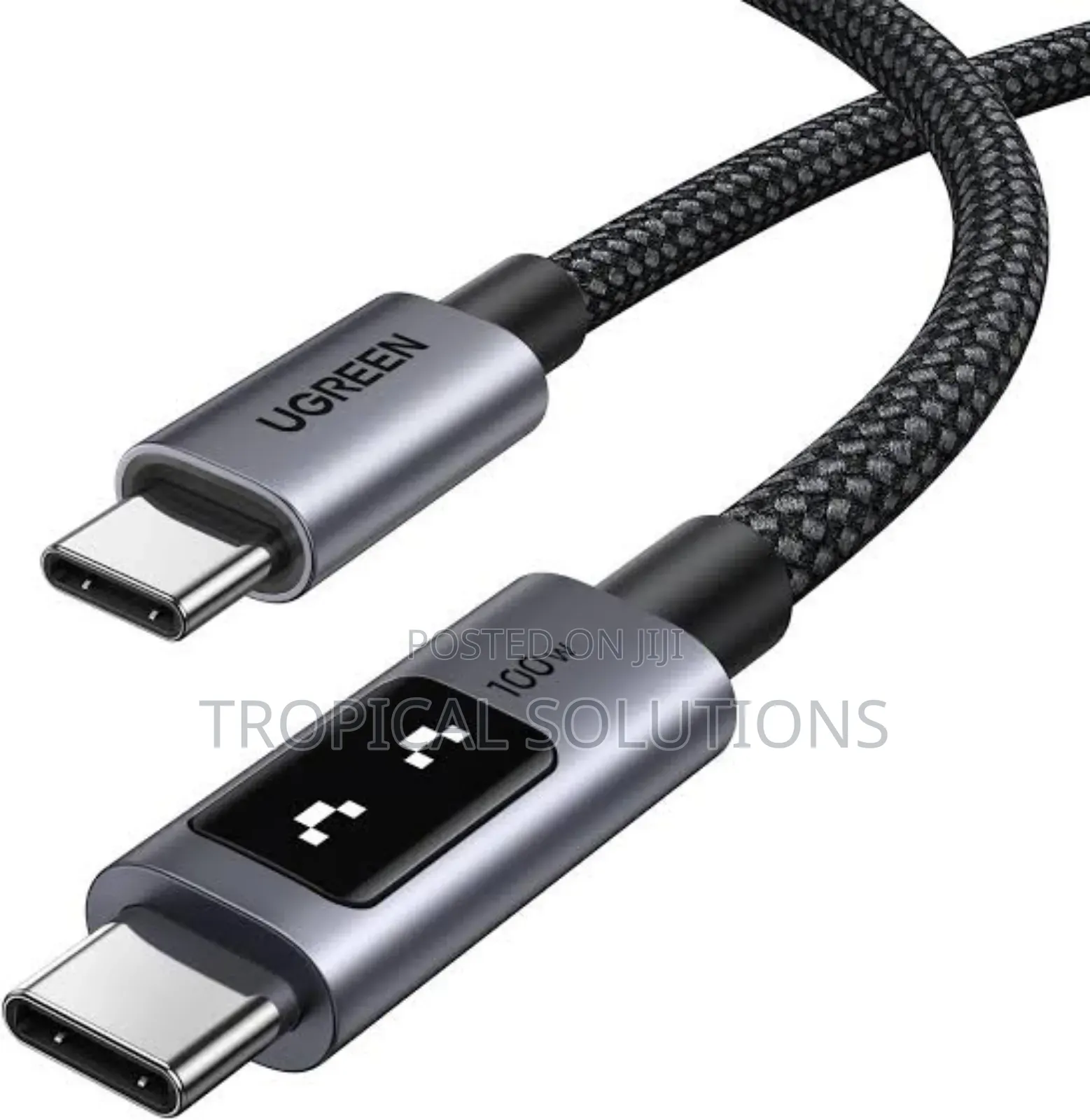 Ugreen Uno Robot 3m Usb-c To Usb-c 100w Fast Charging 5a Cable 3m