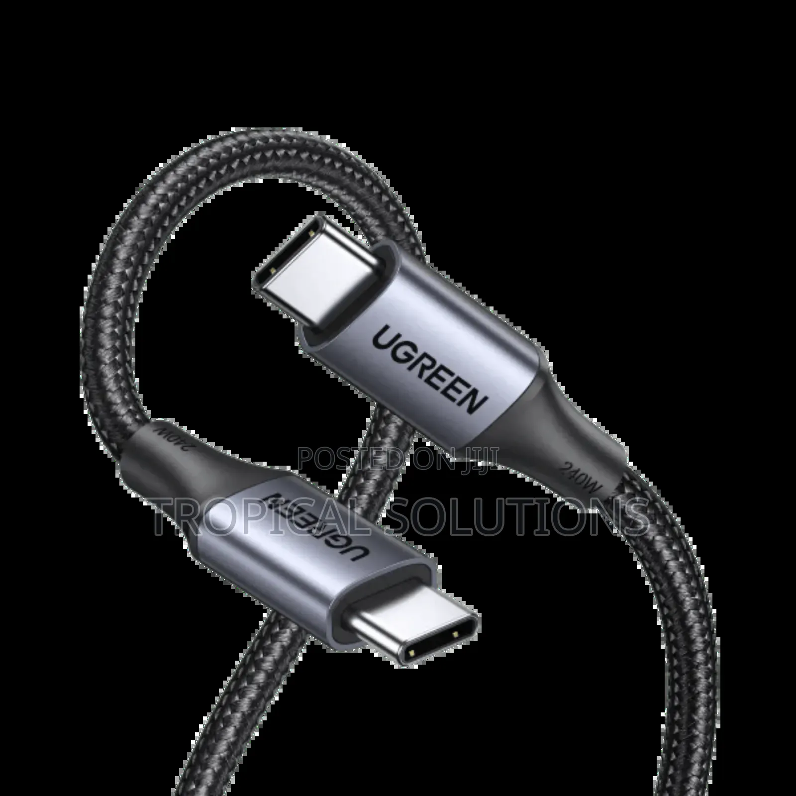Ugreen Uno Robot 3m Usb-c To Usb-c 100w Fast Charging 5a Cable 3m