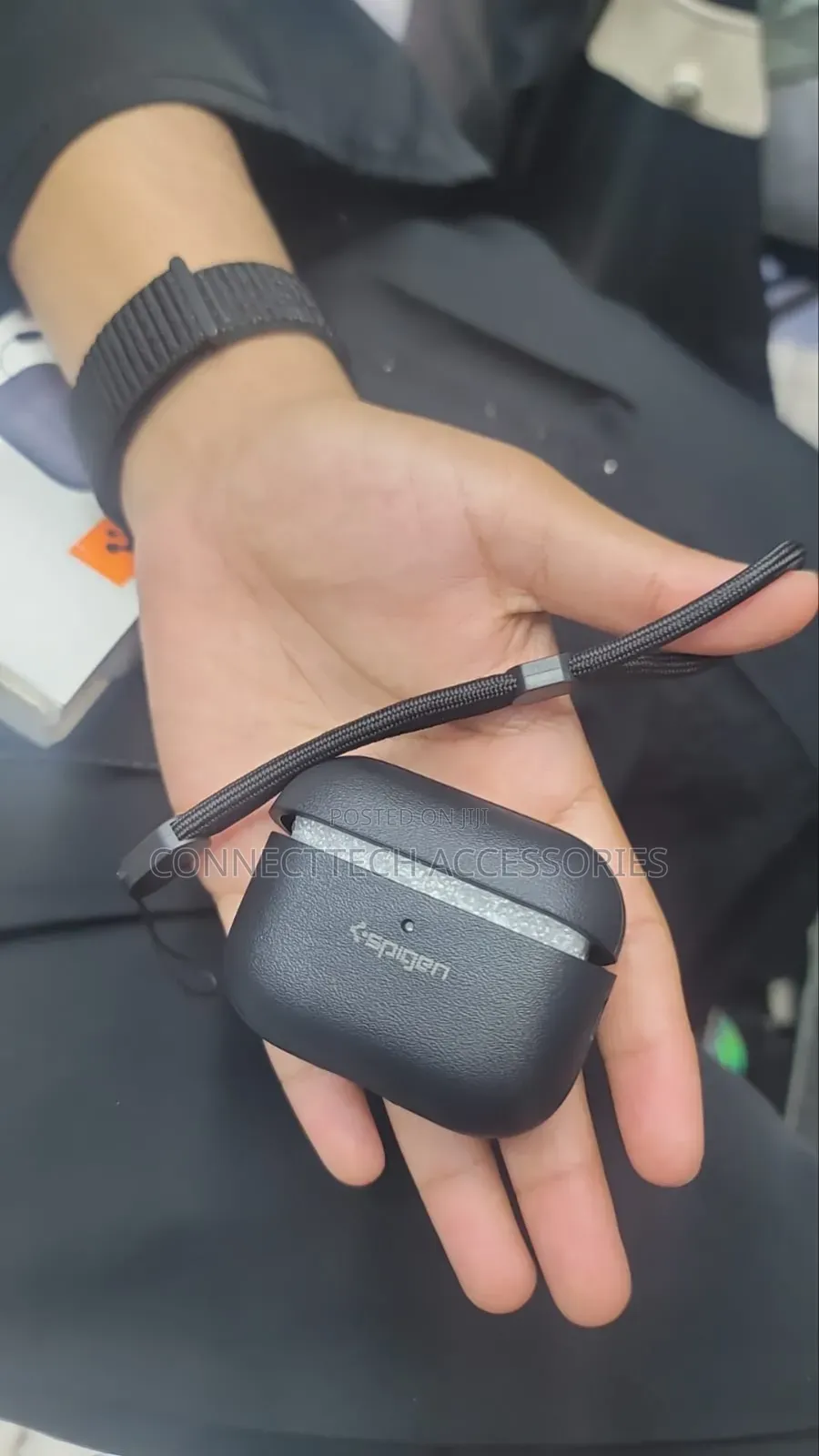 Spigen Leather Armor Case For Airpods Pro 3
