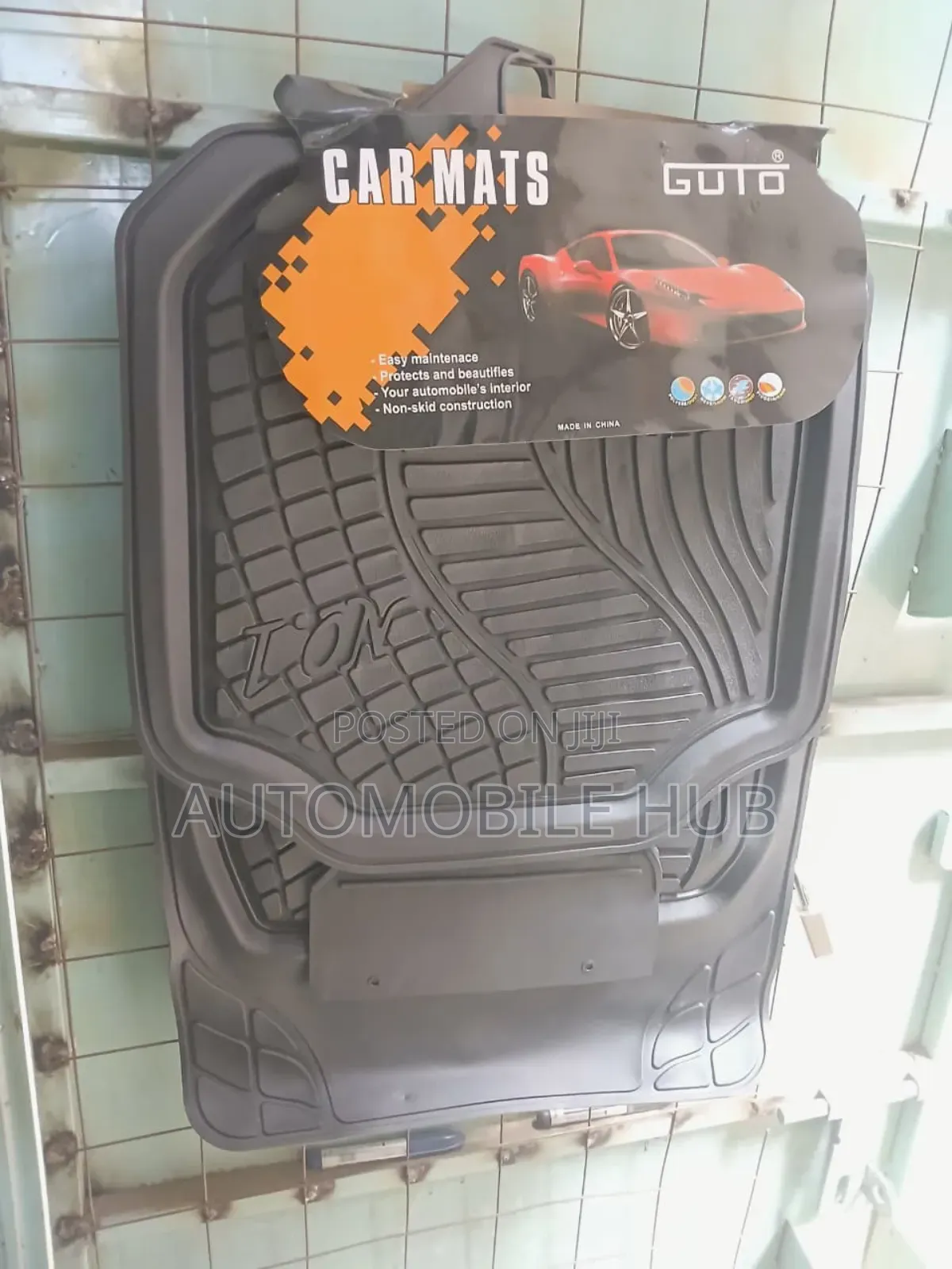 Heavy Duty 5pcs Floor Mats - Number 1 5pcs Black Floor Mats.