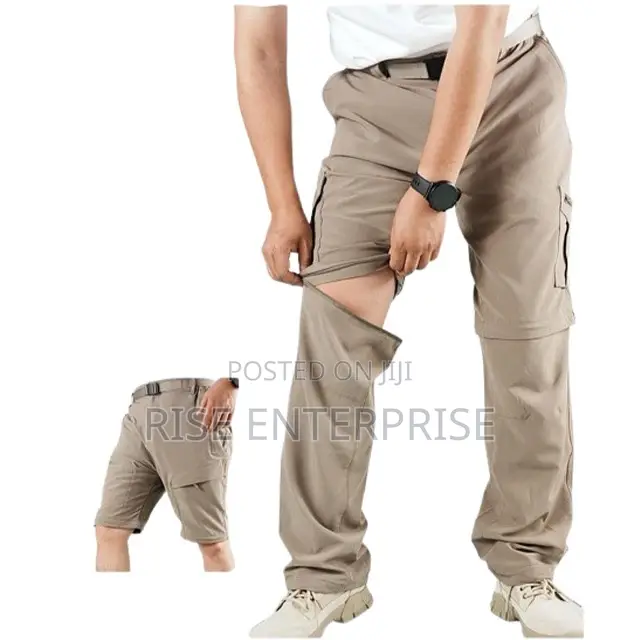Outdoor Detachable Pants- Khaki