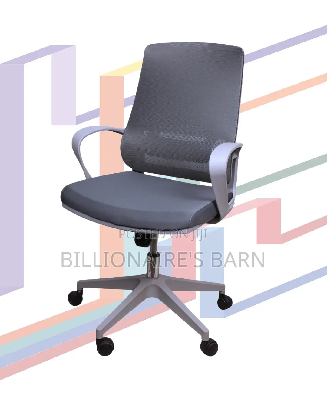 Swivel Imported Compact Ergonomic Grey Fits | Order Yours Today