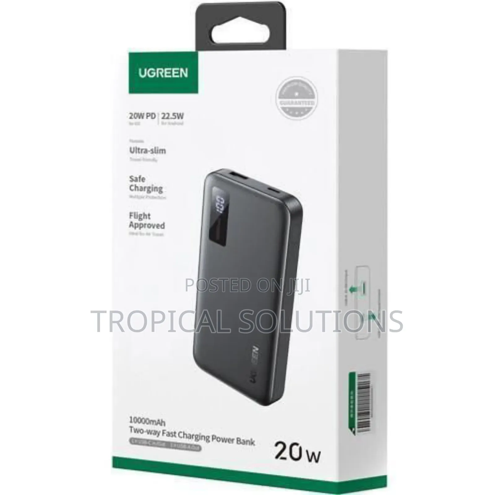 Ugreen 10000mah 20w Two-Way Fast Charging Power Bank 20w