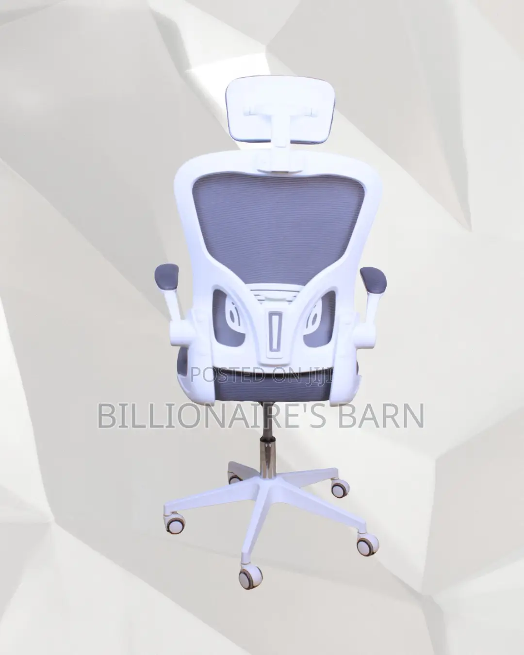 Quality White Lumbar Ergonomic Chair | Delivery Anywhere in Kenya