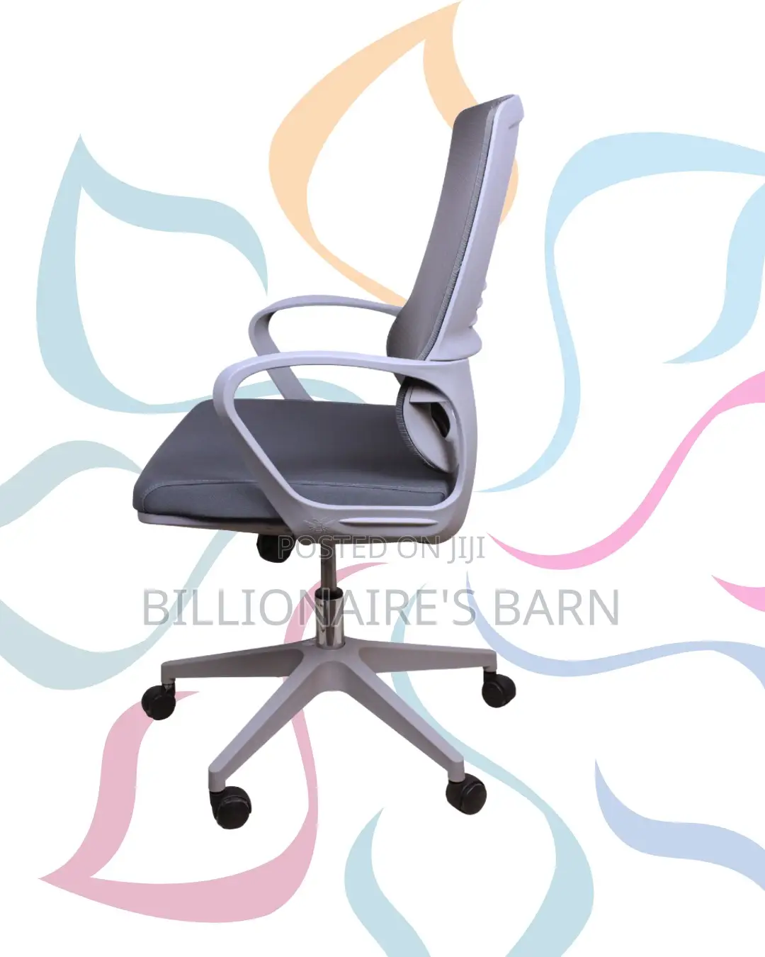 Modern Grey Chair Office | Same-Day Delivery Available