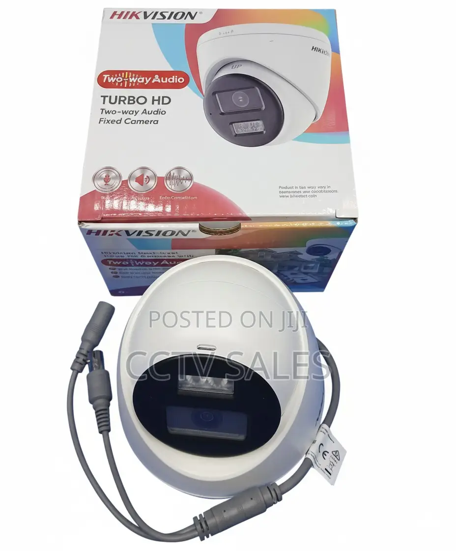 High Definition Quality Hikvision Dome Audio CCTV Camera