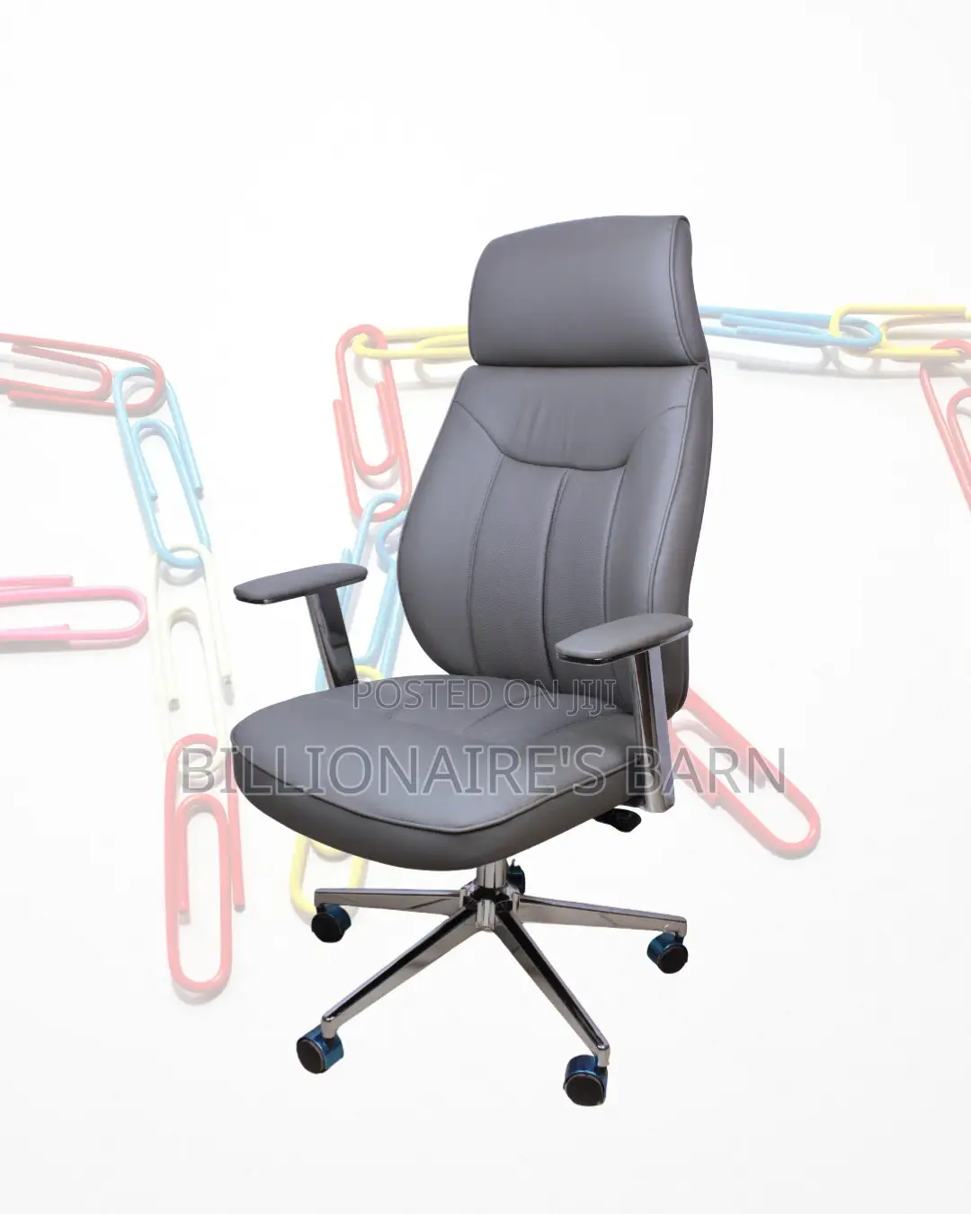 Breathable Grey Nylon Executive Leather | Best Deal Online