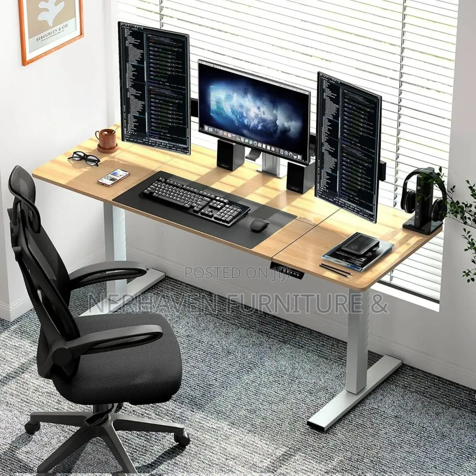 1.6m Electric Office Desk –Nairobi