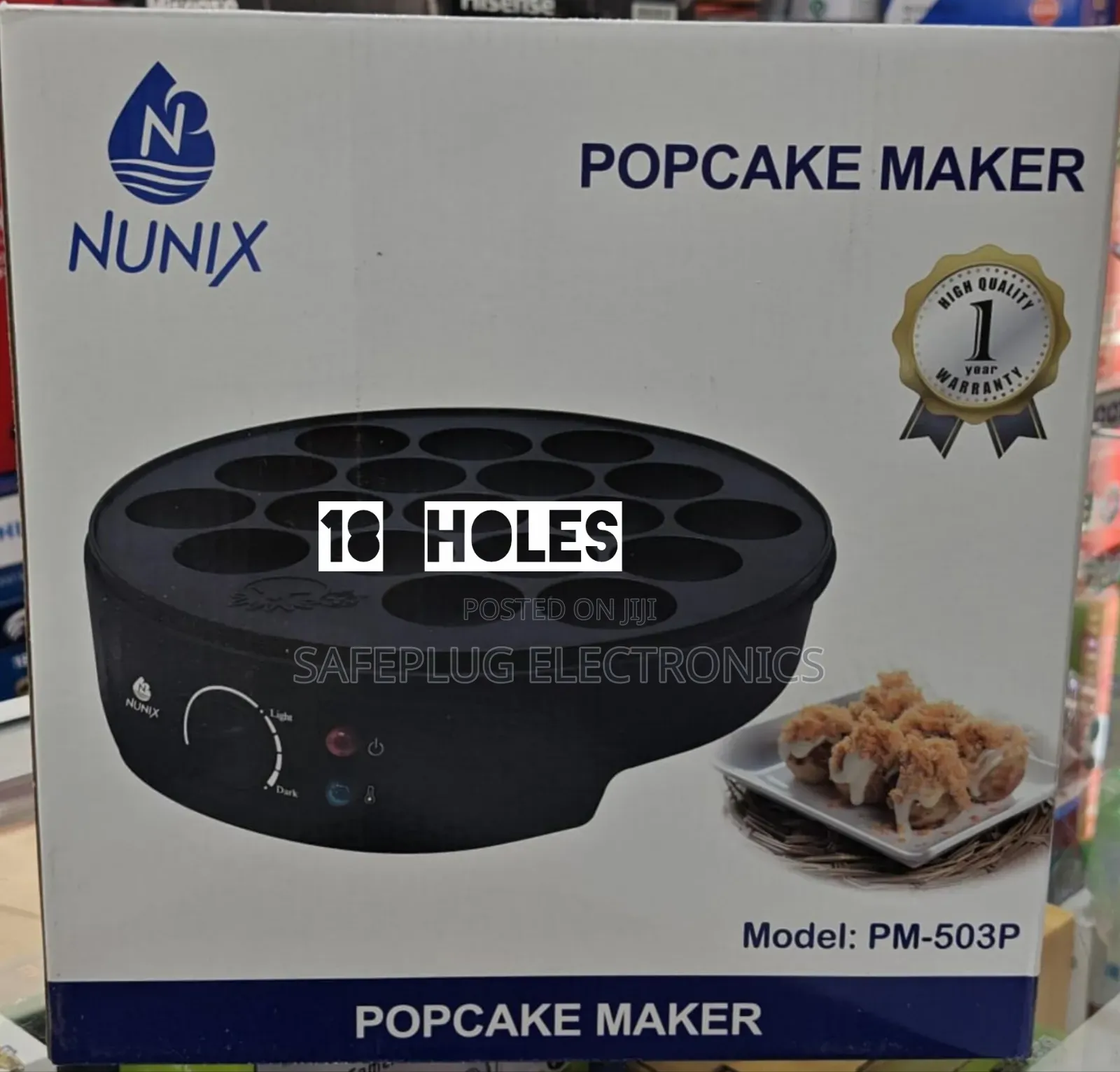 Digital 18 Holes Nunix Popcake Machine Maker