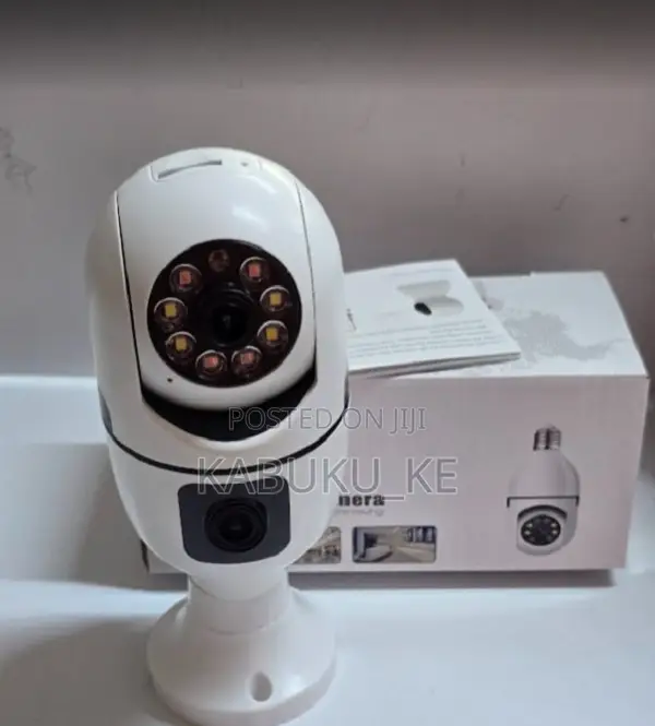 V380 Wifi Smart Net Dual Bulb PTZ Camera Dual Lens Bulb Camera