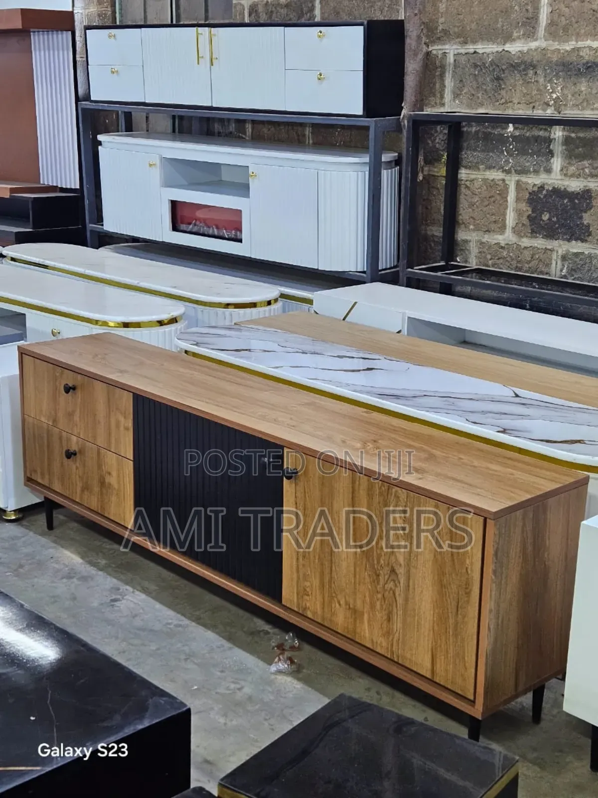 City Natural 6ft Tv  Stand