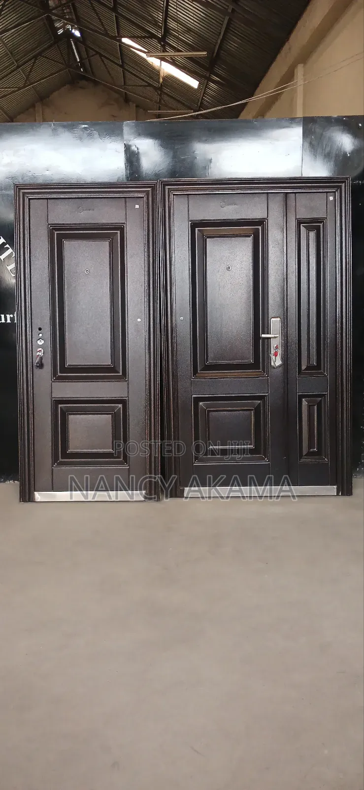 Double Steel Doors