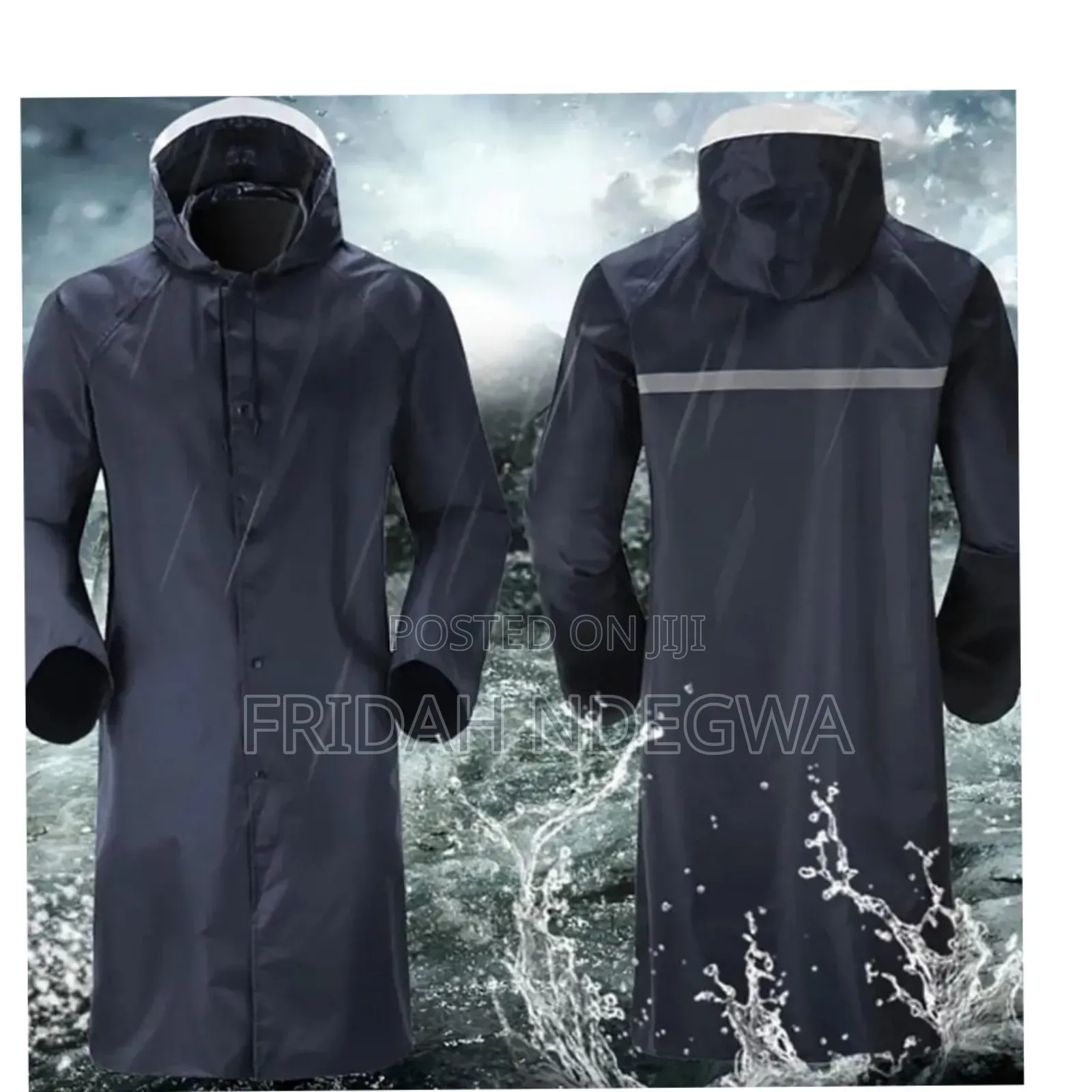 *Heavy Quality Adult Raincoat With Cap