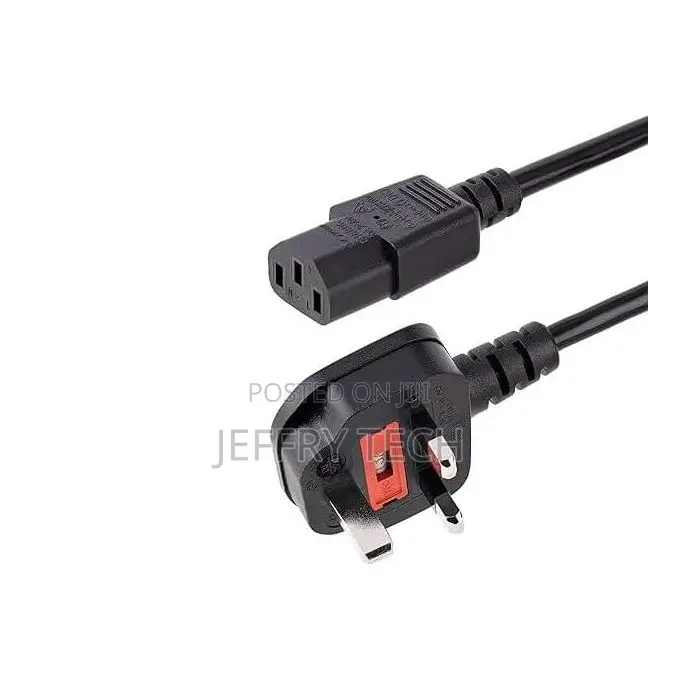 Uk Standard Plug 3-Pin to Iec C13 Power Cord for Desktop Computers L