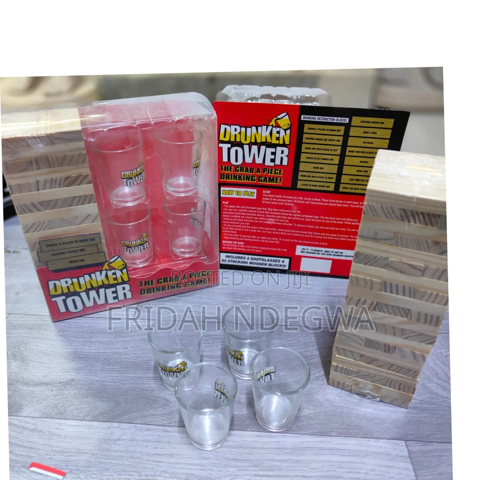 Drunken Jenga( Towers)