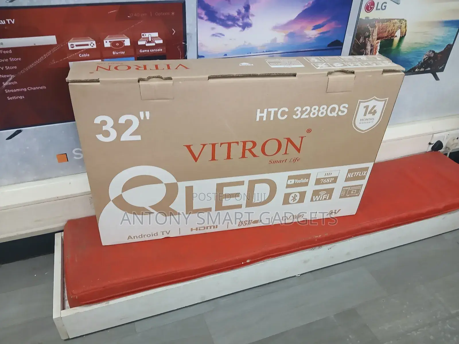 Vitron 32′′ Inches Smart Android Frameless Tv(2025)