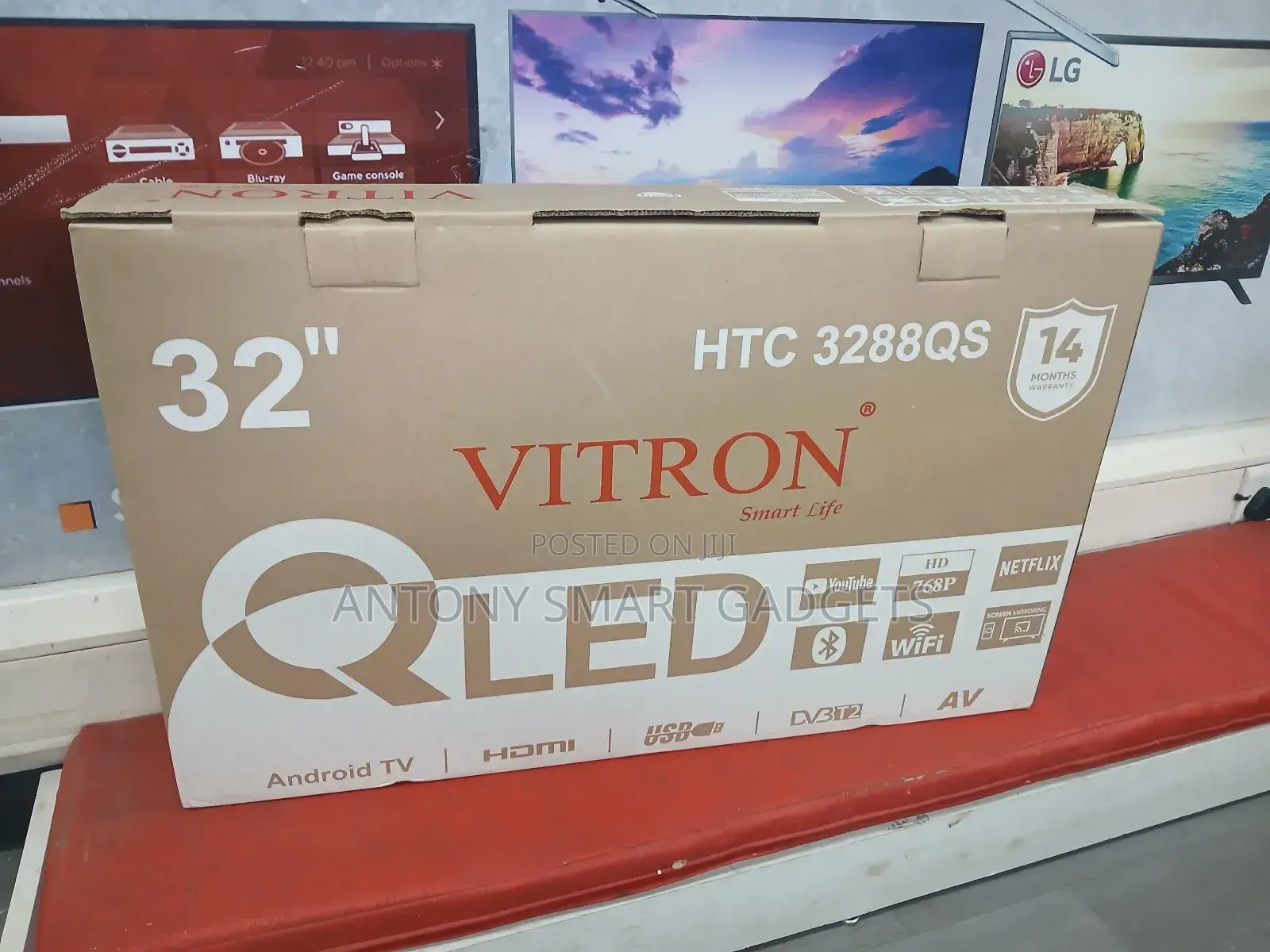 Vitron 32′′ Inches Smart Android Frameless Tv(2025)