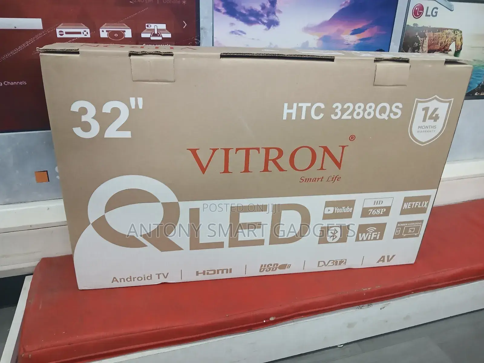 Vitron 32′′ Inches Smart Android Frameless Tv(2025)