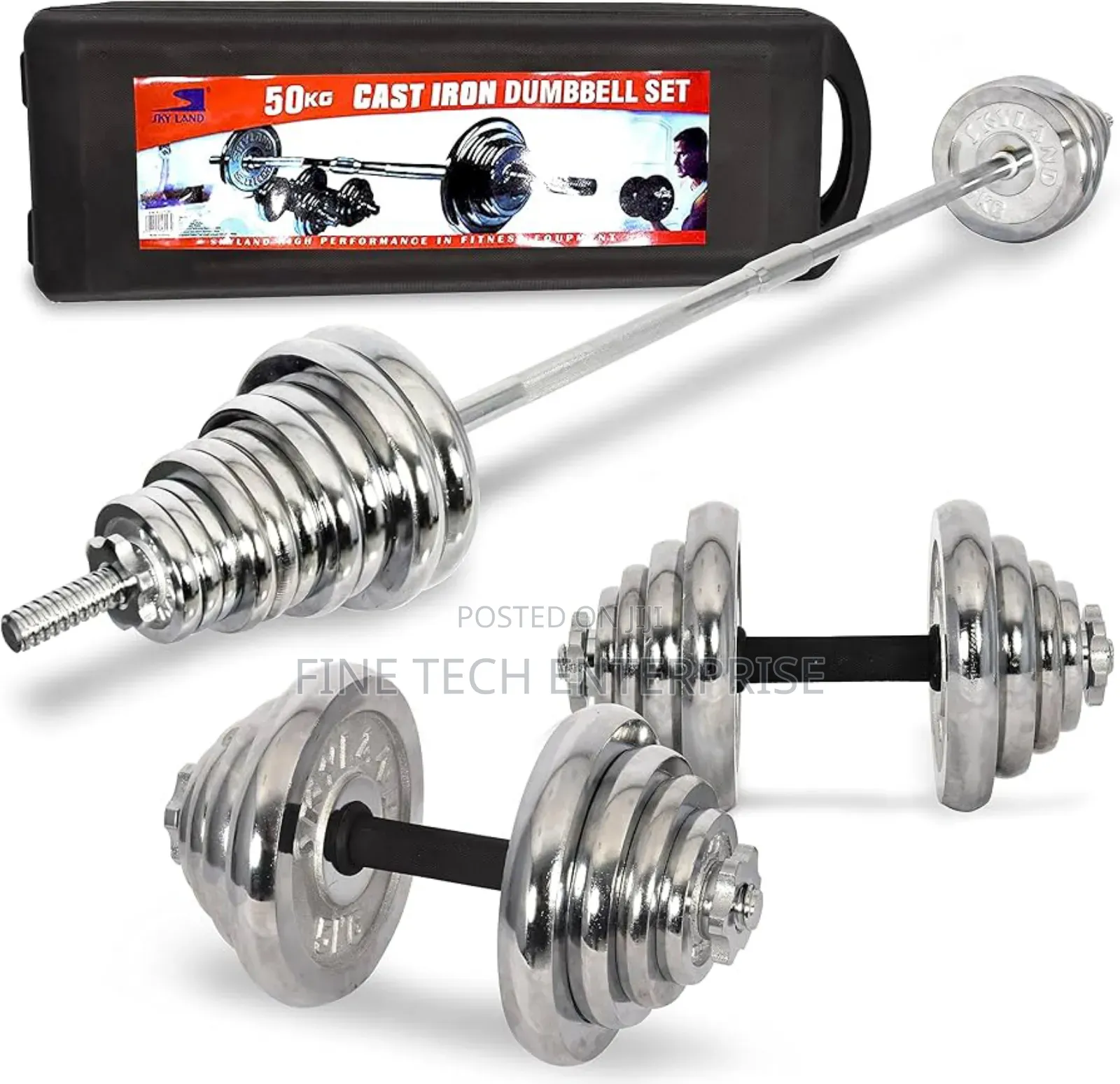 50 KGS Dumbell Chrome Dumbbell