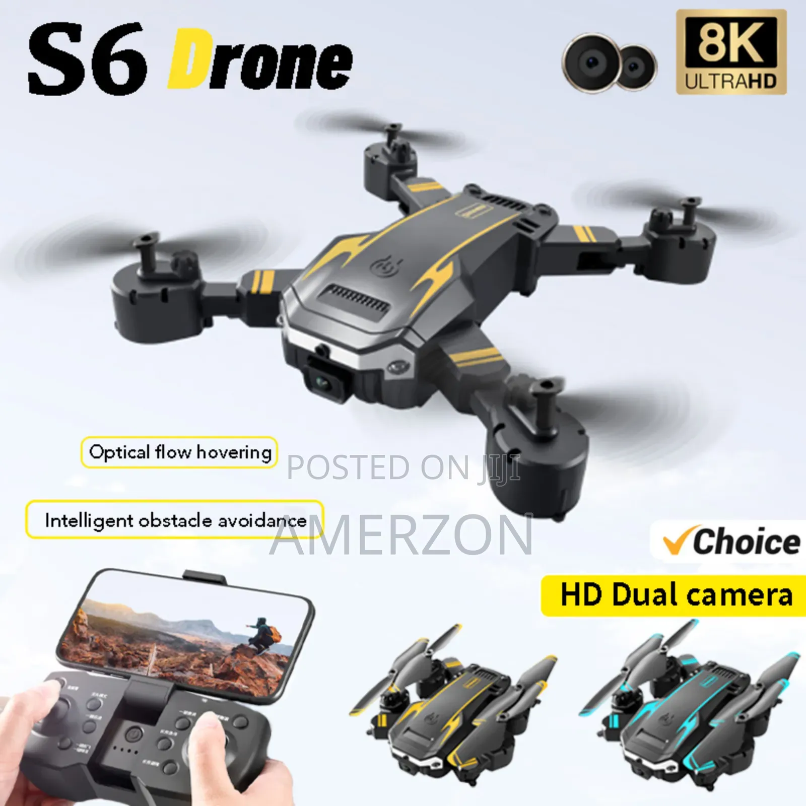 Foldable GPS Drone With Hd Eis Camera,