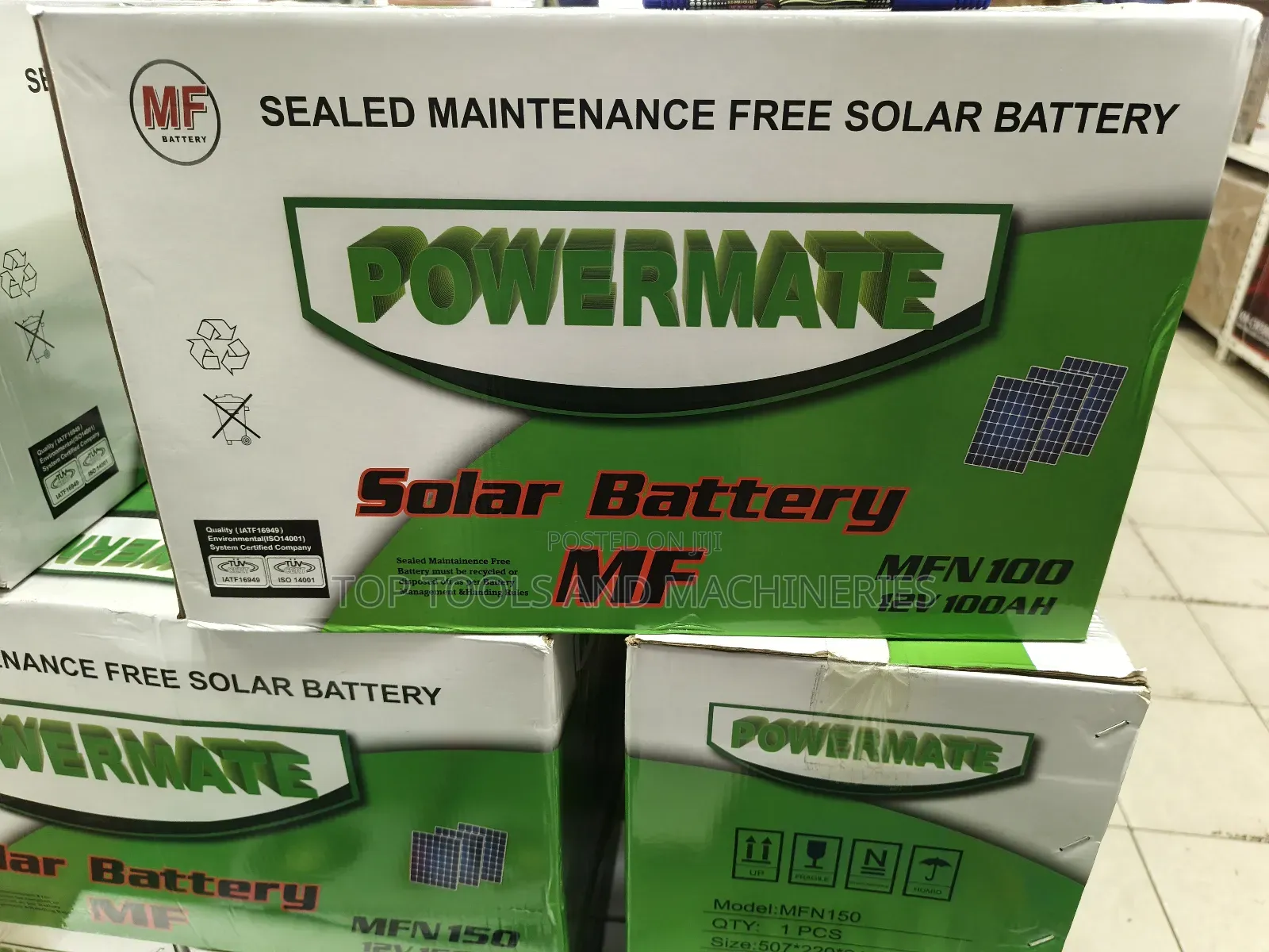 Powermate 12v 100ah Sealed Maintenance Free Solar Backup Battery