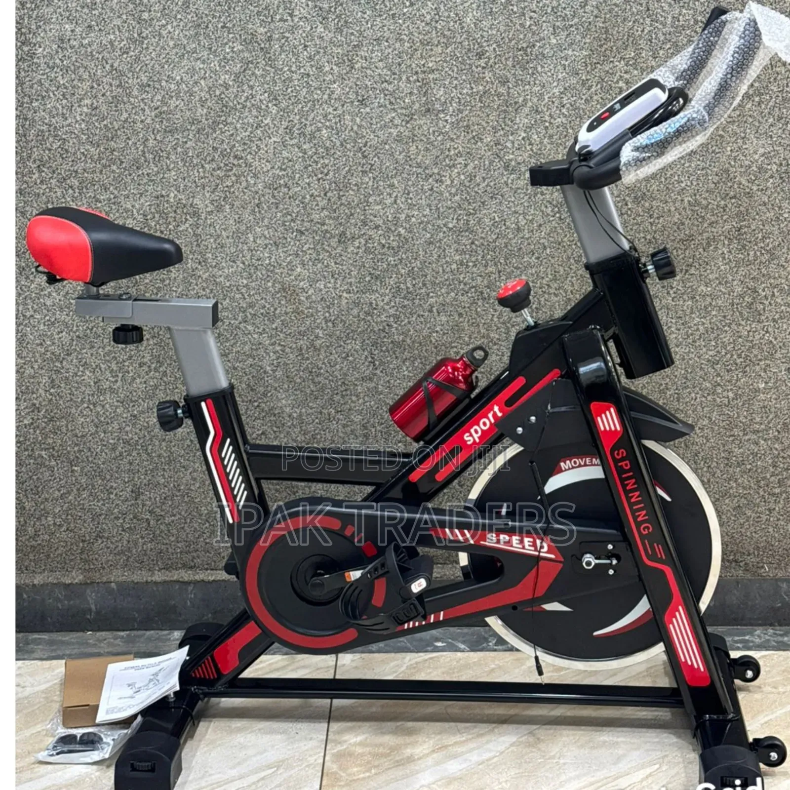 Exercise Spin Bike With LCD Display