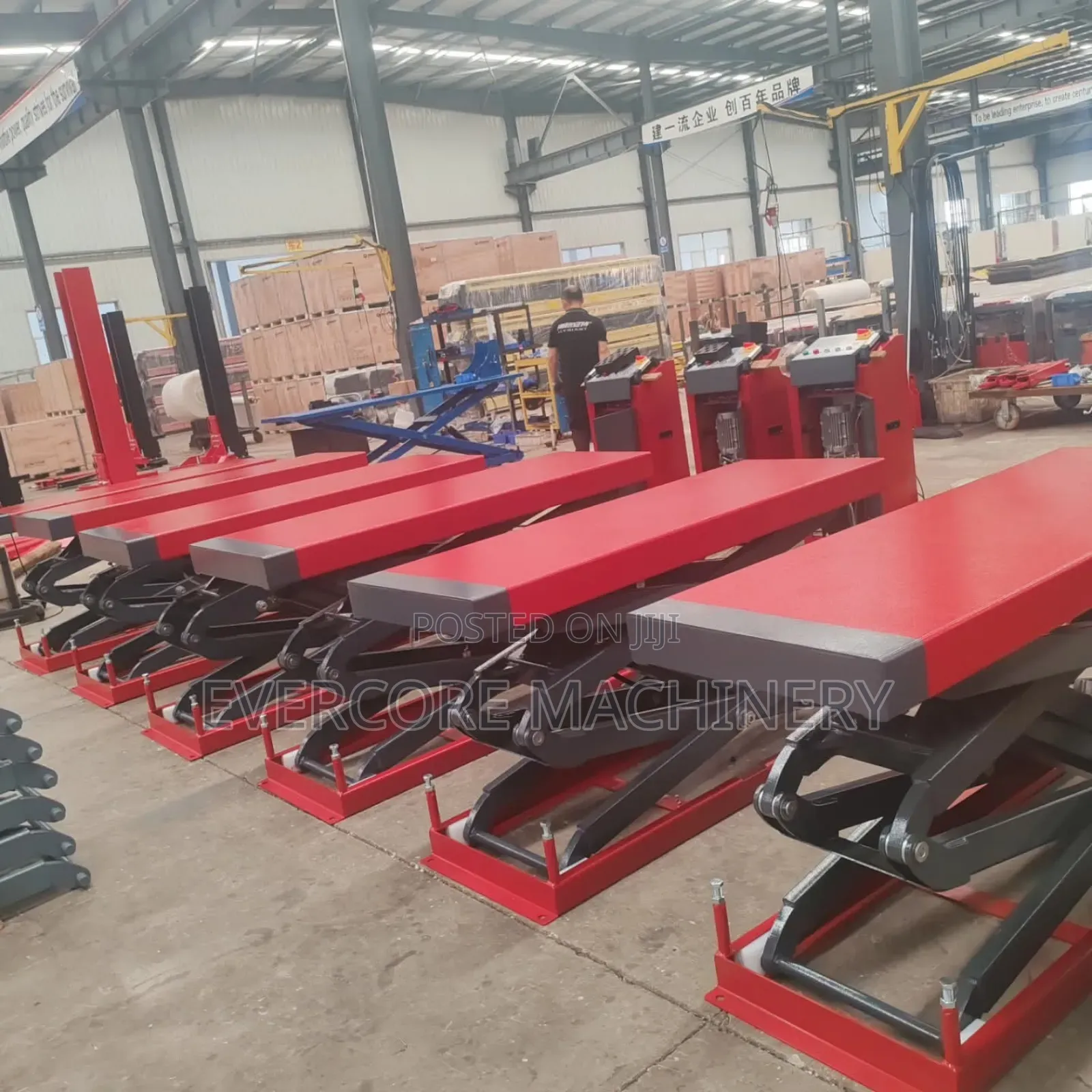 Heavy Duty Scissor Lift Machine 4tonne Capacity