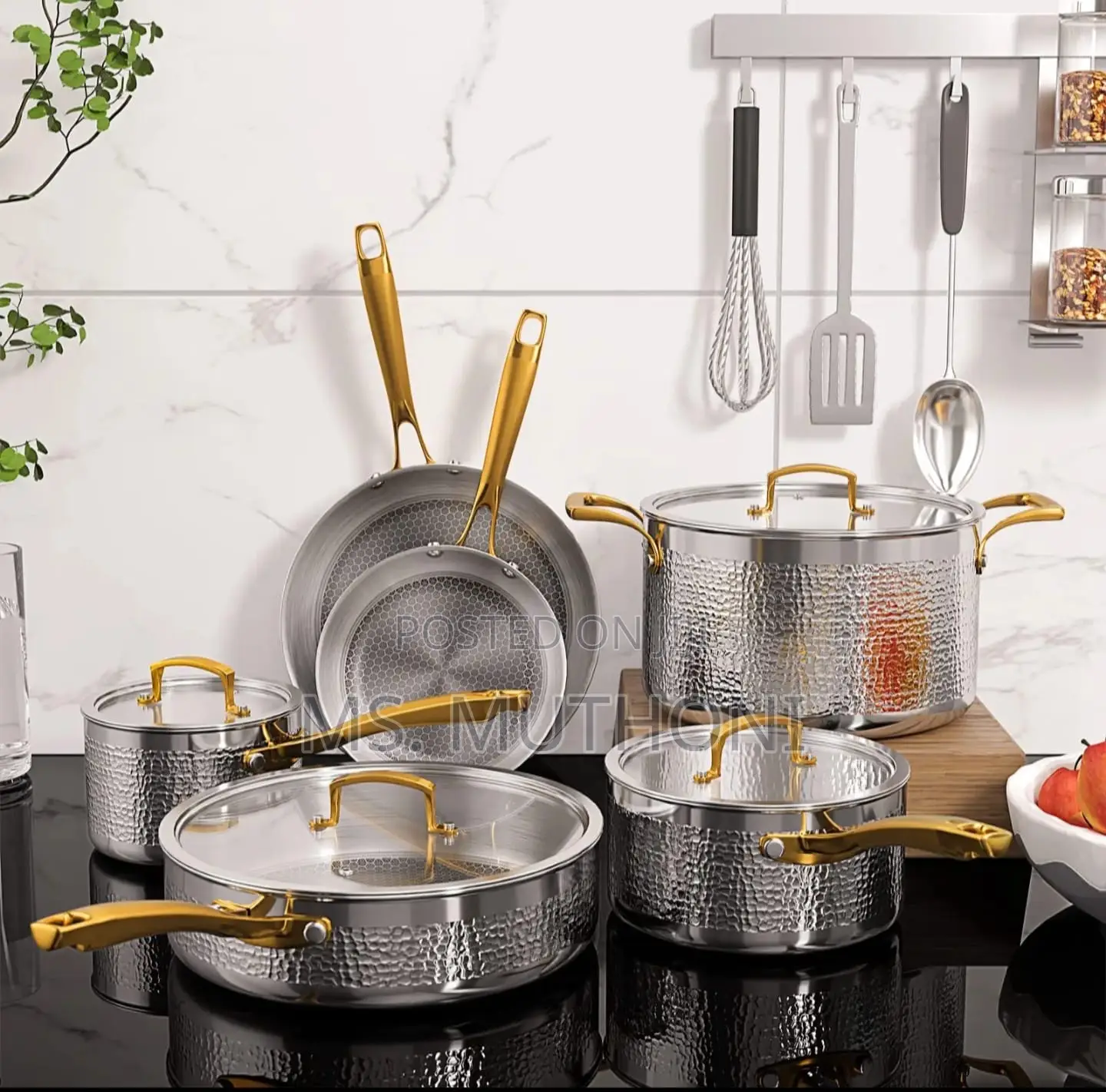 Premium High Quality Tripply S/S Stainless Steel Cookware Set