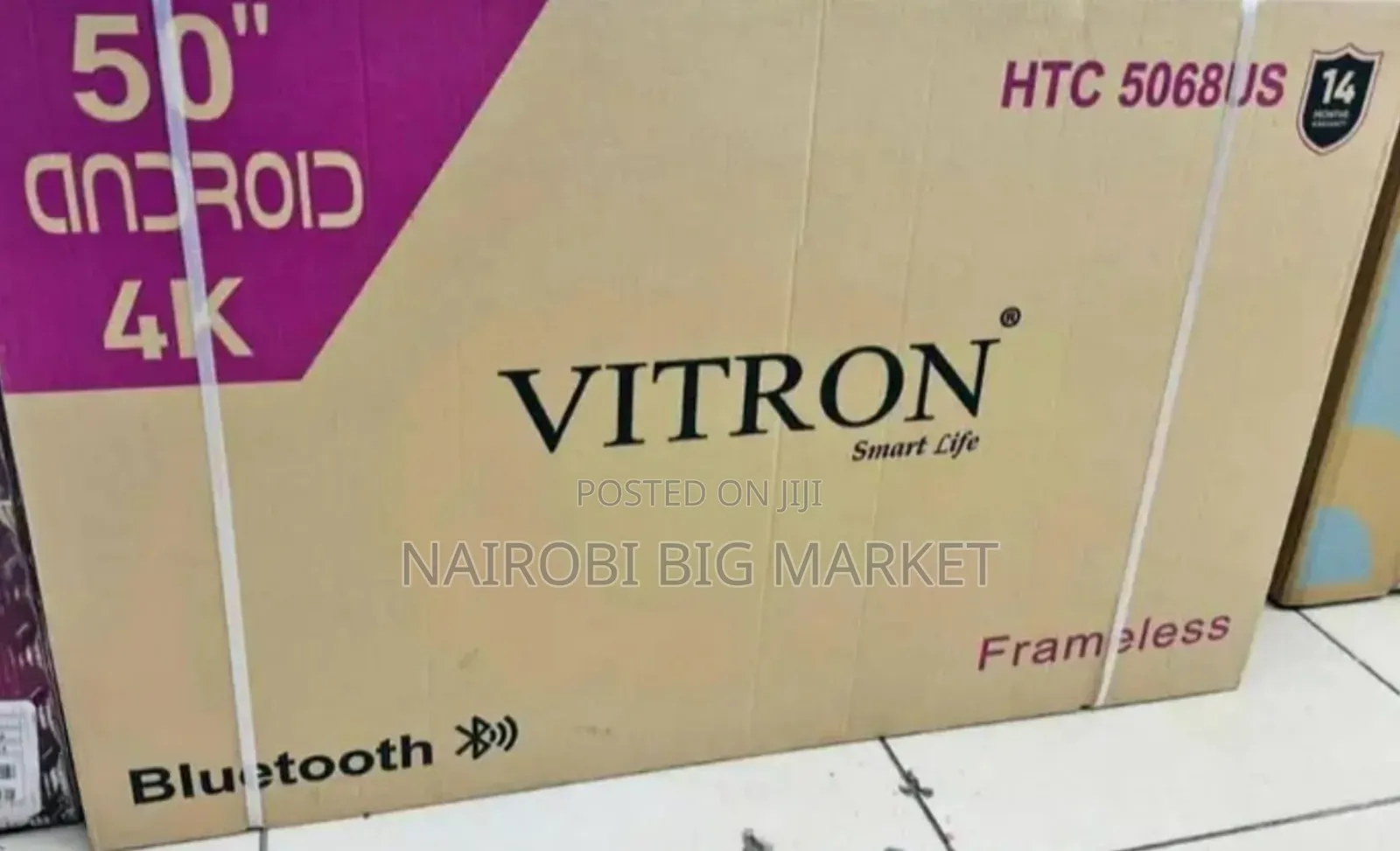 Vitron 50 Inch Frameless Smart Tv