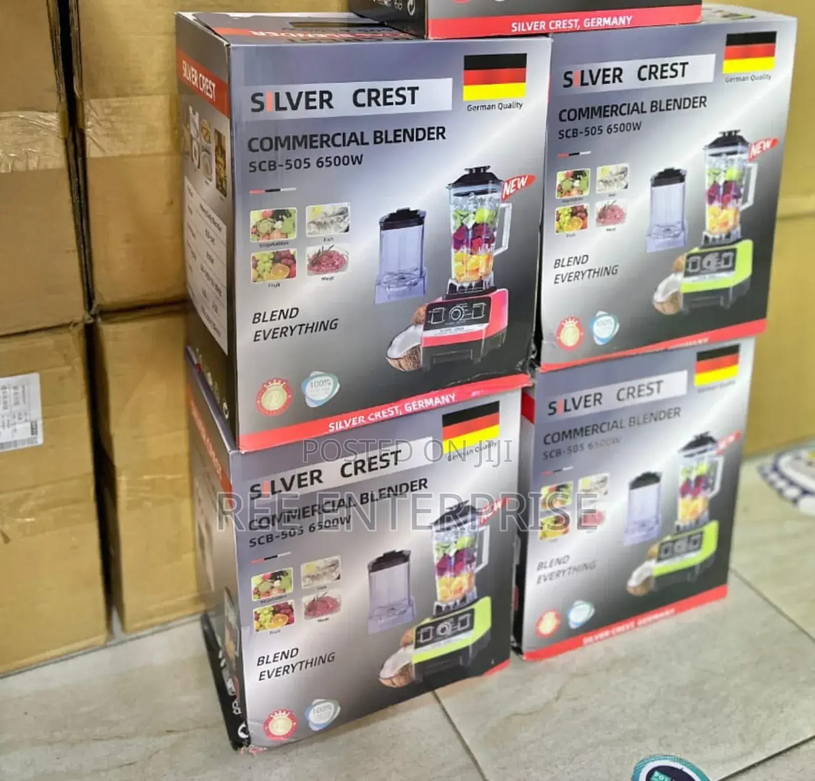 Offer Offer 6500 Watts Silver Crest Commercial Blender