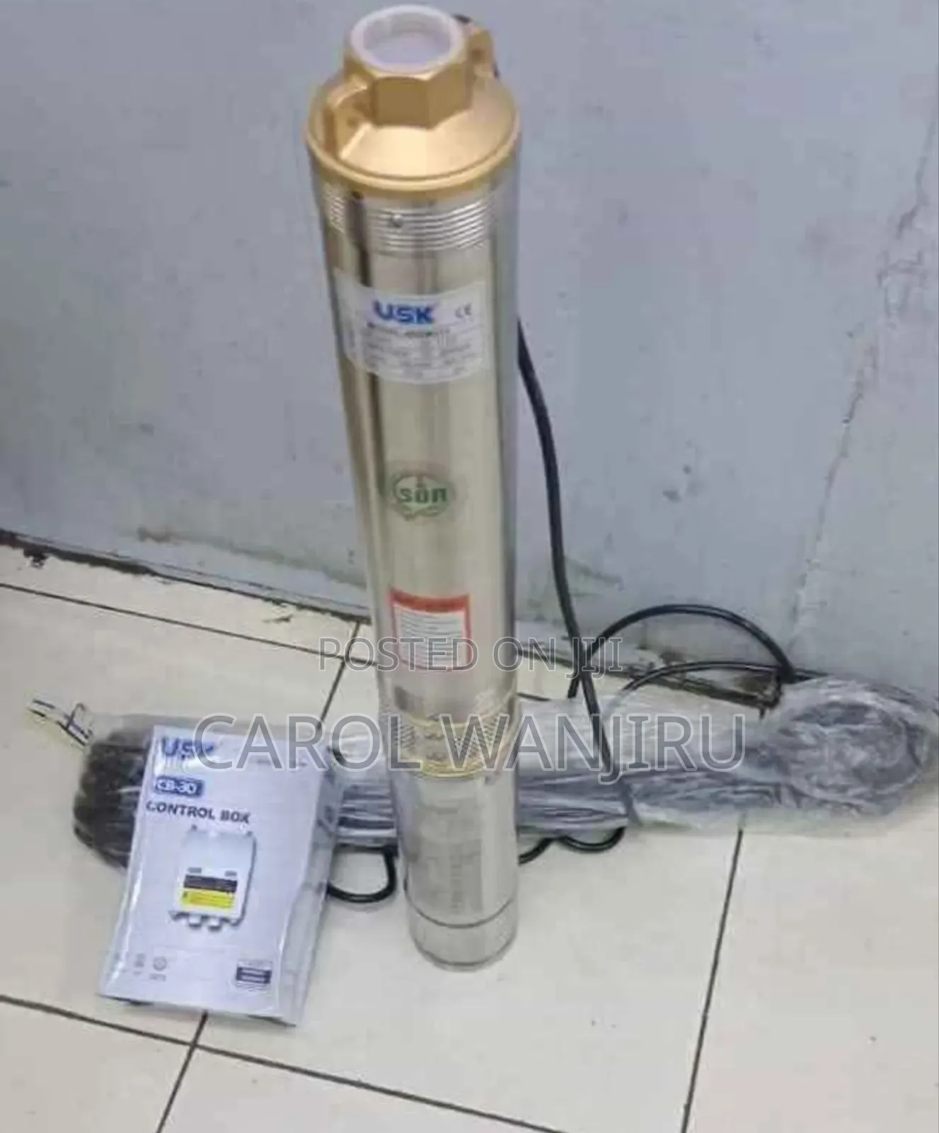 Deed Well Submersible Water Pump 1hp / Electric Usk Submersible Pump