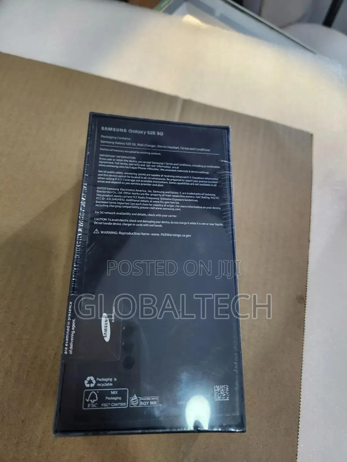 New Samsung Galaxy S20 128 GB Blue