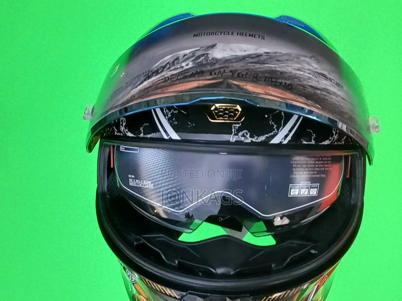Golden Design Full Face Motorcycle Helmet