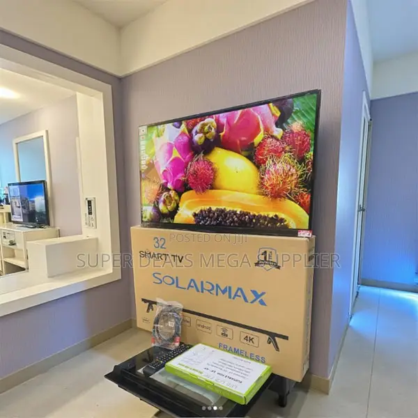 Solarmax 32 Inch Android Smart Frameless Led Tv Internet Access