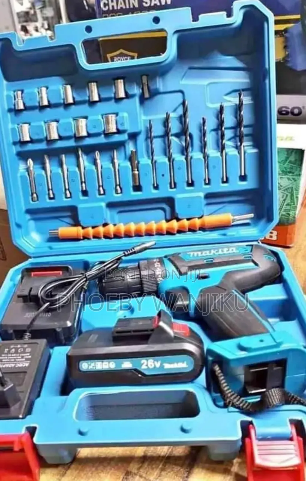 Full Makita Cordless Drill Set