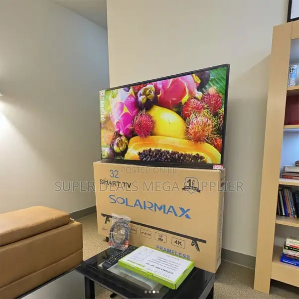 Solarmax 32 Inch Android Frameless Smart Tv With Wifi Connection