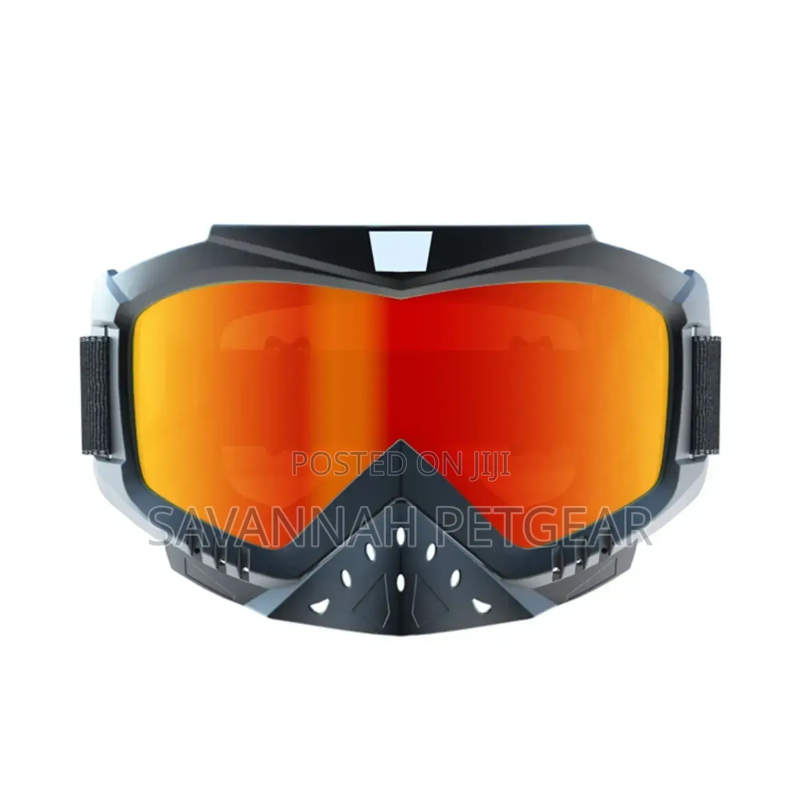 Optical Anti Fog Motorcycle Helmet Riding Glasses (Removable Face Mask