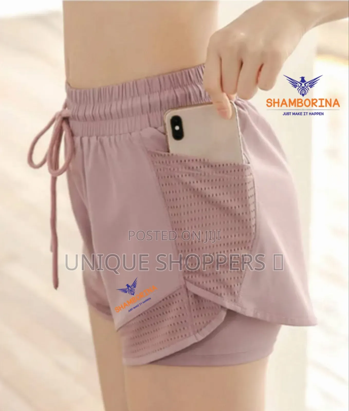 2 in 1 Womens Gym Short